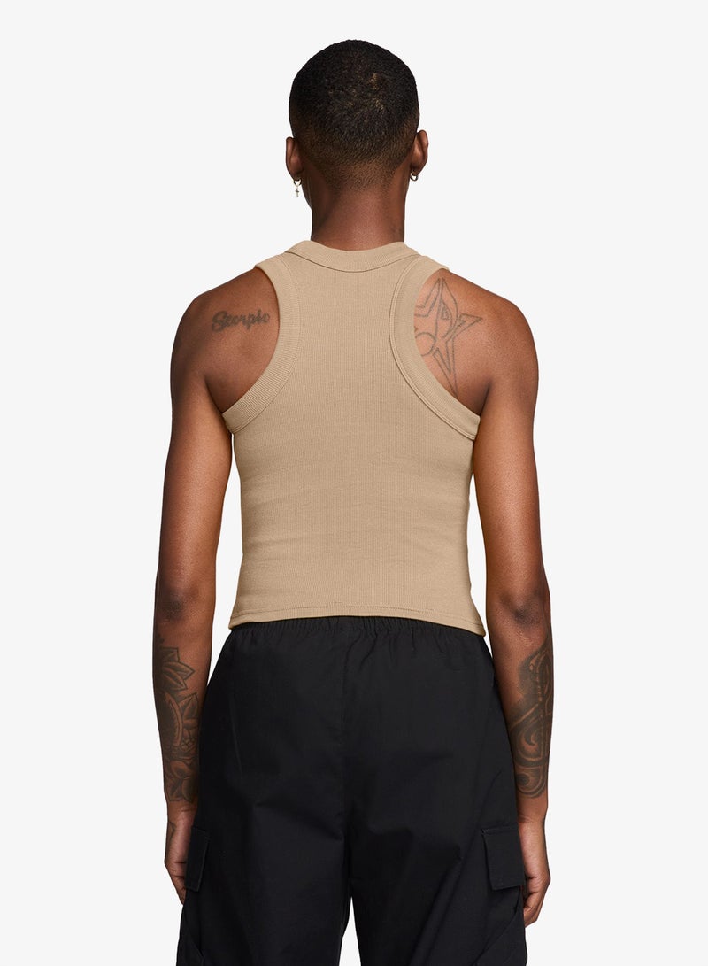 Nike Nsw Chill Knitted Ribbed Tank - Image 2